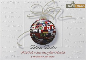 Felices Fiestas: HalCash os desea una Feliz Navidad y prospero año nuevo